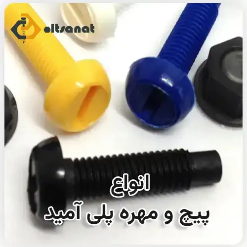 پیچ و مهره پلی آمید (نایلونی متریک) بولت صنعت انواع پیچ و مهره پلی آمید