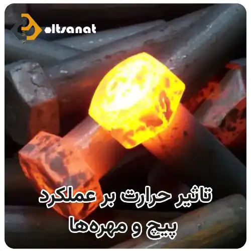 تاثیر حرارت بر عملکرد پیچ و مهرهها بولت صنعت تاثیر حرارت بر عملکرد پیچ و مهرهها