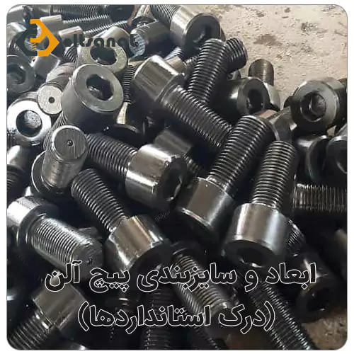 پیچ آلن چیست؟ بولت صنعت ابعاد و سایزبندی پیچ آلن (درک استانداردها)